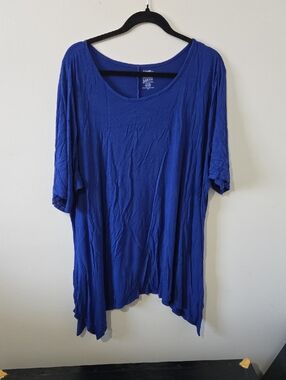 George Ladies 3X Shark Bite Hem Top